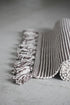 Homer, Carpet, W60xL120 cm, Brown/Off White, Tassels